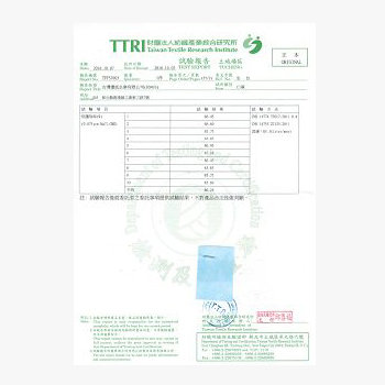台灣優紙-口罩檢驗報告